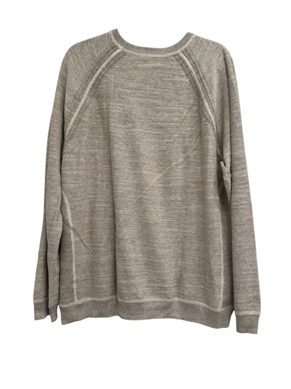 TOMMY BAHAMA BEIGE/OATMEAL SANDY BAY REVERSIBLE CREWNECK PULLOVER KNIT SWEATER